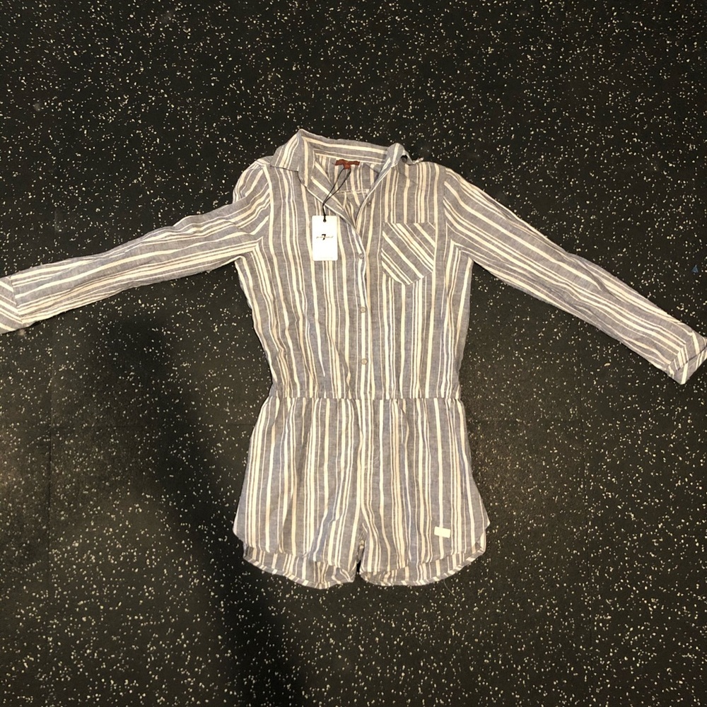 NWT Girls 7 For All ManKind Romper